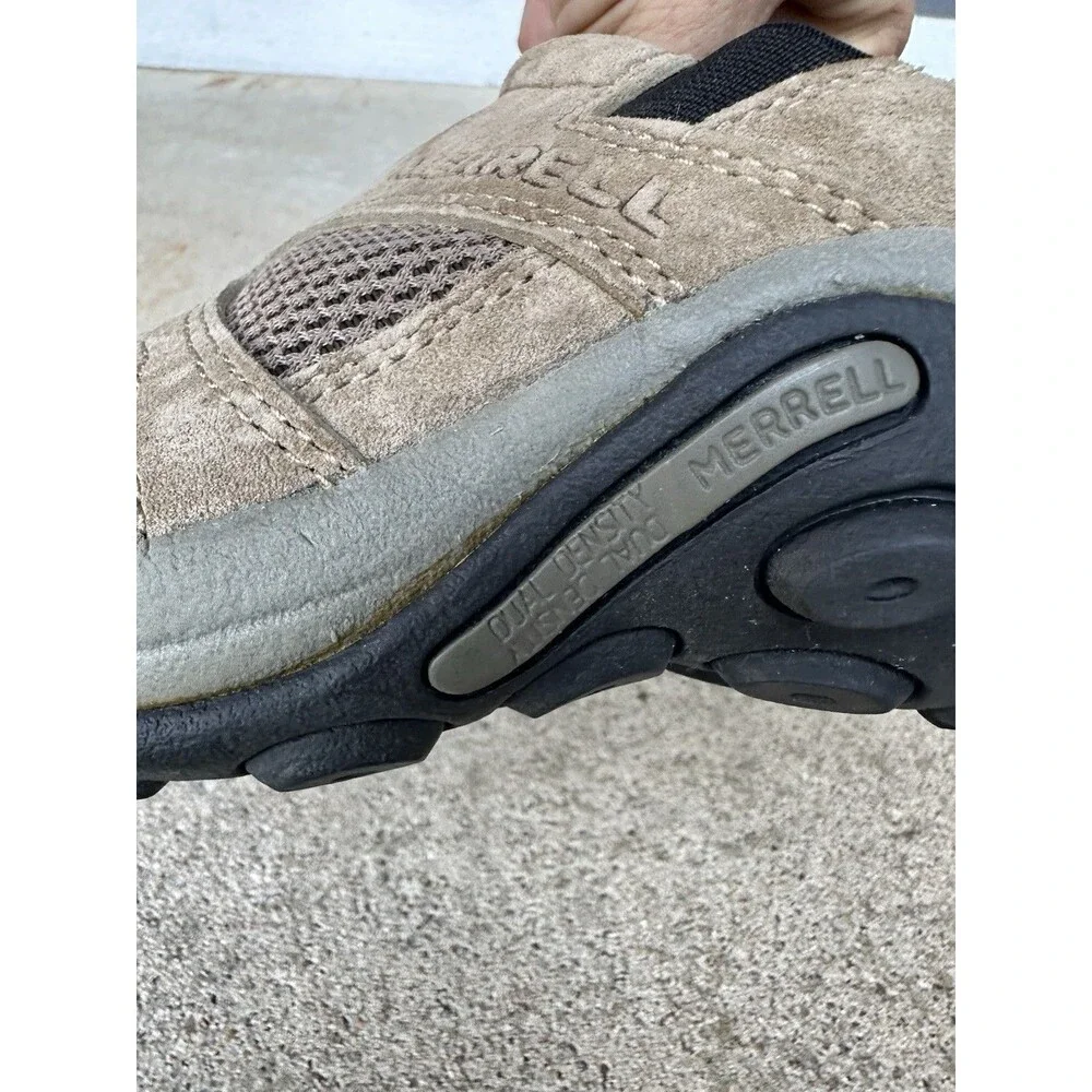 Merrell Jungle Beige Suede Slip-On Low Top Women’s Athletic Sneakers